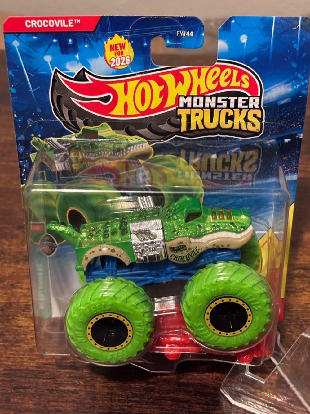 Hot Wheels Monster Trucks Crocovile Toy Truck - Green